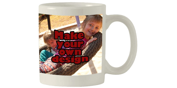 Printed Standard white mug with print
