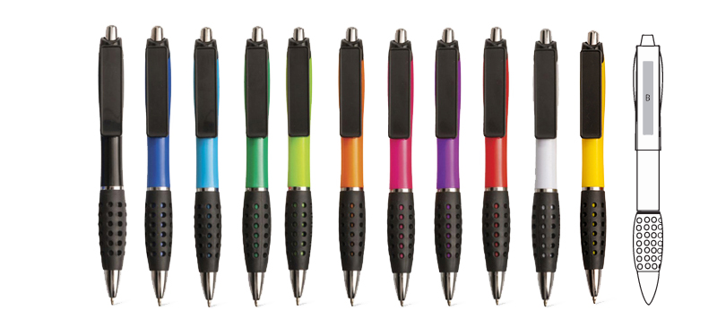 Printed dome pen