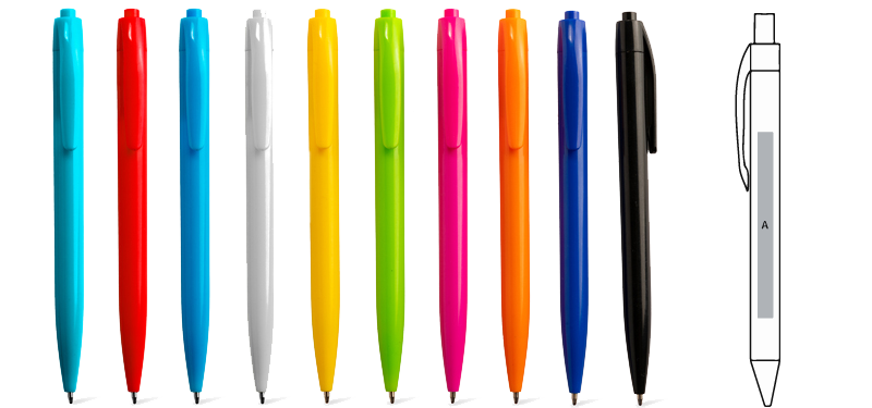 Equinox Ballpoint Pen, Branded with your text and logo, Personalized, Includes full colour UV print.