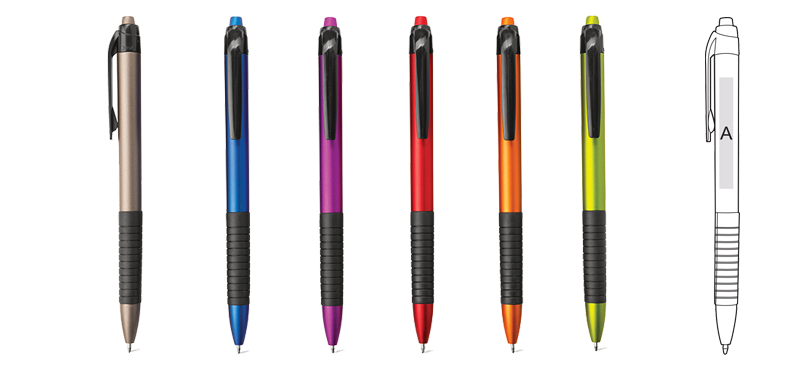 Printed pen 13 Metallic