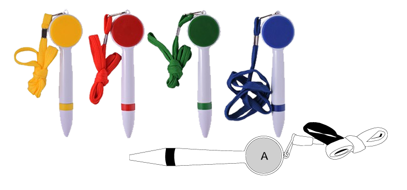 Printed neck pen