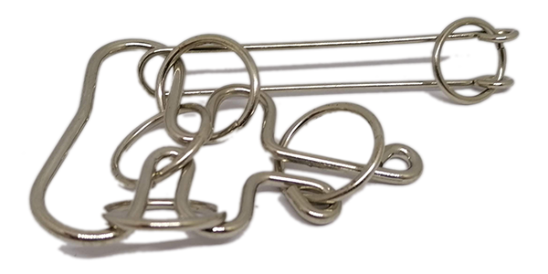 Wire brainteaser puzzle Large (05)