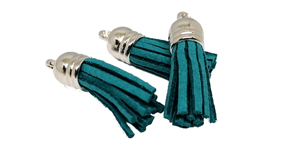 Tassel Turqois with Silver cap