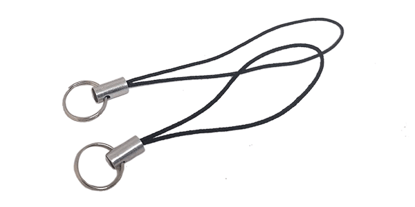 Mini phone cord strap