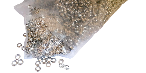 Eyelet and washer 6mm (Roughly 5000pcs)
