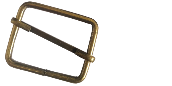 Tri-Glide metal, 32mm Movable Slider, Antique Brass