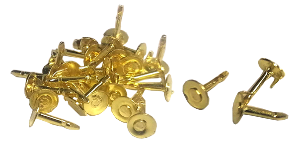 Butterfly pin 8mm Gold (Clutch not included)