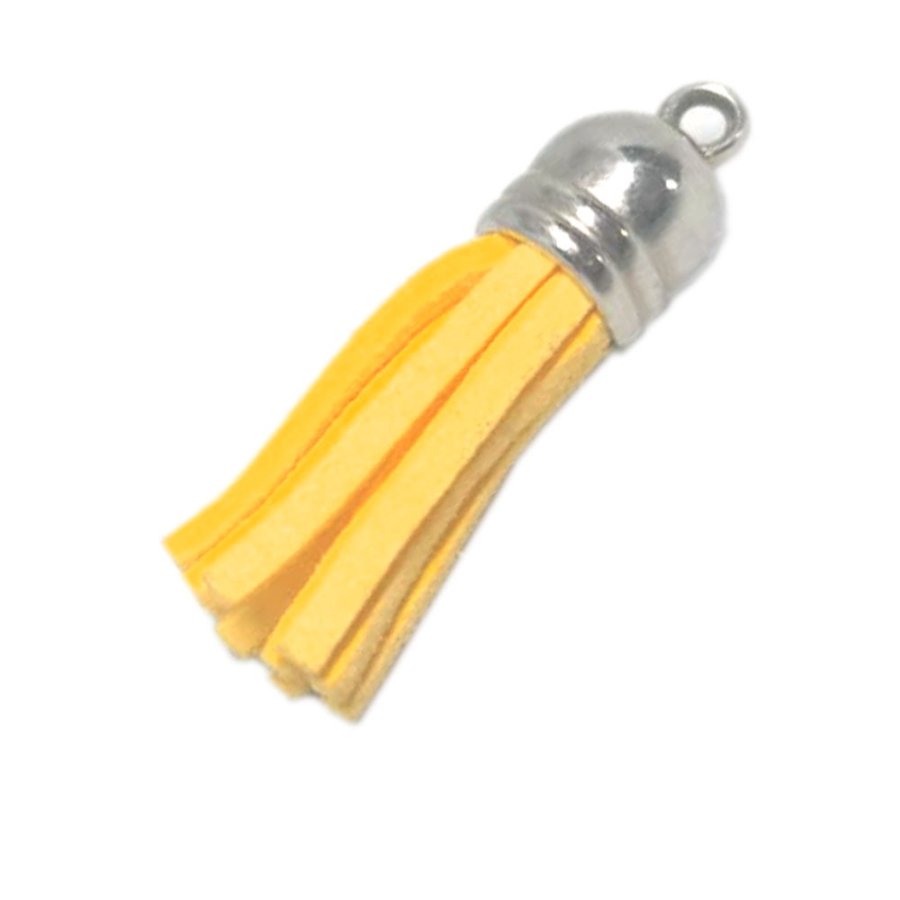 Tassel Yellow with Silver cap