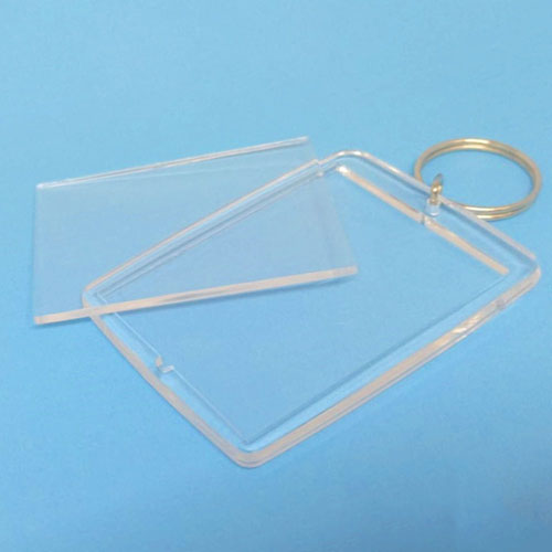 Blank Acrylic Keyring (44mm X 60mm)
