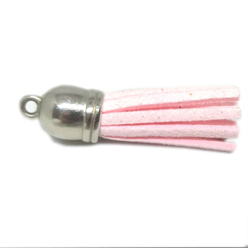 Tassel Light Pink/Heavenly Pink with Silver cap