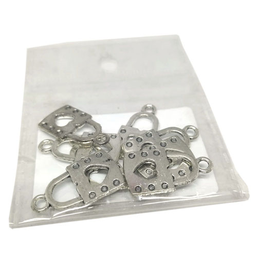 Charm, 8 Identical Padlock hearts