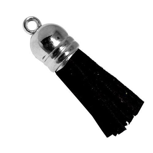 Tassel Black with Silver cap