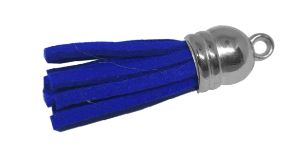 Tassel Royal Blue with Silver cap