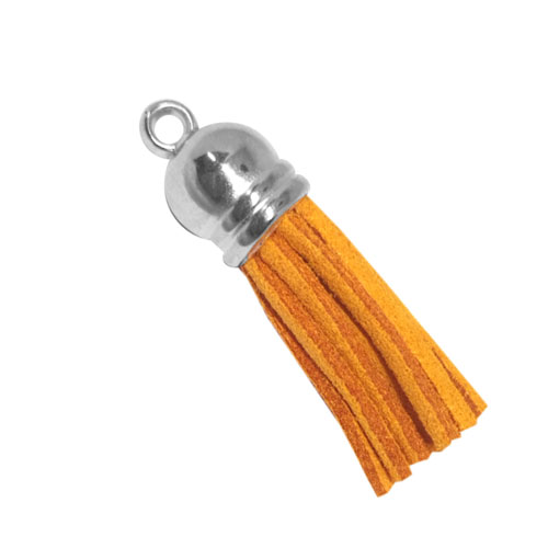 Tassel Caramel with Silver cap