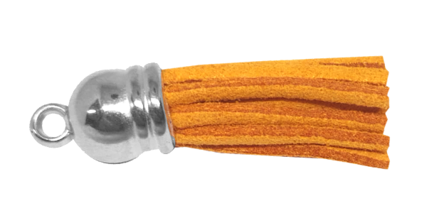 Tassel Caramel with Silver cap