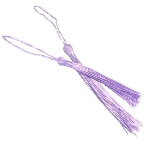 Lilac Tassel, Thread 80mm with loop