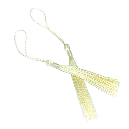 Champagne Tassel, Thread 80mm with loop
