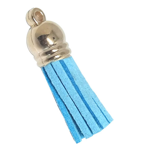 Tassel Sky Blue with Golden cap