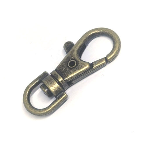 Lobster hook, Antique Brass