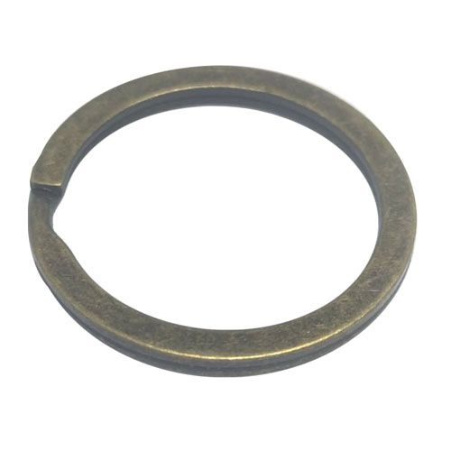 Split ring Flat (25mm) Antique Brass