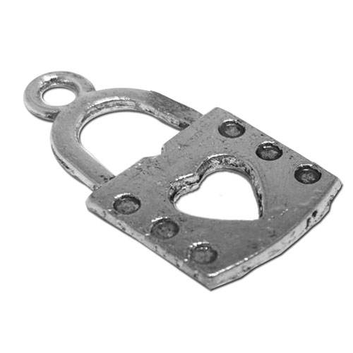Charm, 8 Identical Padlock hearts