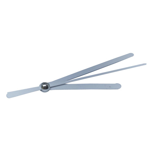 Clock set of hands - Plain - White (Excluding movement)