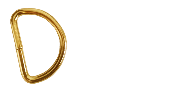 D-Ring (25mm, 3mm Thickness) Gold