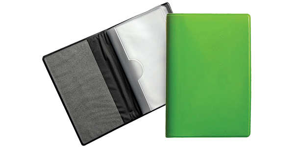 Flexi card holder green
