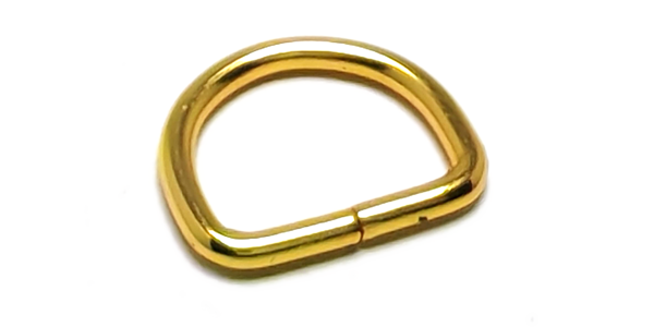 D-Ring - Wide (20mm) Gold