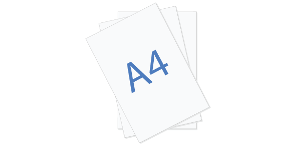 ABS plastic sheet, 1.5mm, White, A4