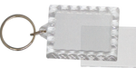 Blank Acrylic Keyring (28mm X 40mm) Photo clip-in keyring