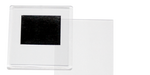 Blank Clip in Fridge Magnet (56mm X 56mm) Clear photo frame magnet