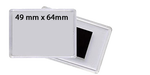 Blank Clip in Fridge Magnet (49mm X 68mm) Photo frame magnet