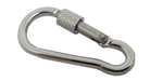 Snaphook with screw fitting 46mm