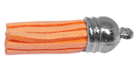 Tassel Orange with Silver cap