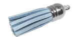 Tassel Baby Blue with Silver cap
