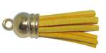 Tassel Mustard Yellow with Golden cap