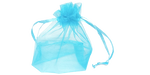 Organza bag, 90x120mm, Sky Blue