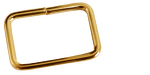 Rectangular loop (25mm) Gold